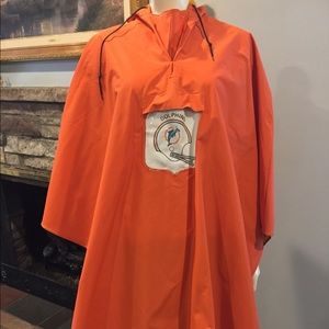 Vintage NFL dolphins rain jacket